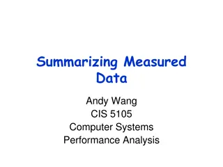 Statistics Essentials for Performance Analysis