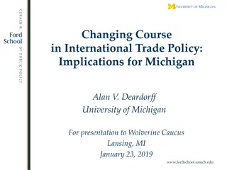 Michigan International Trade Policy Implications 2019