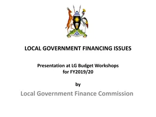 Addressing Local Government Financing Challenges for FY2019/20