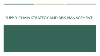 Effective Supply Chain Strategy and Risk Management Guide