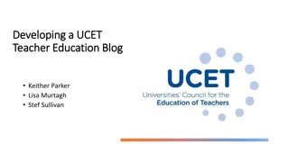 Maximizing Collaboration in Teacher Education Blog Development