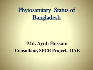 Plant Quarantine and Phytosanitary Measures