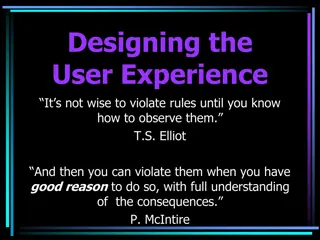 Simplifying User Experience Design