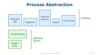 Process Abstraction and Virtual Memory in Operating Systems
