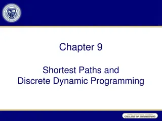 Shortest Paths and Dynamic Programming for Urban Traffic Analysis