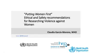Ethical and Safety Recommendations for Researching Violence Against Women