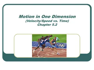 Velocity and Acceleration in One-Dimensional Motion
