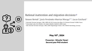 Migration Decisions: Information Frictions and Economic Conditions