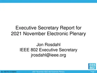 IEEE 802 Plenary Updates - November 2021 Venue Status and Registration Details