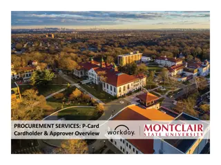 Procurement Services P-Card Program Overview