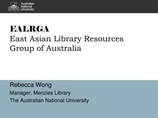 East Asian Library Resources Group in Australia