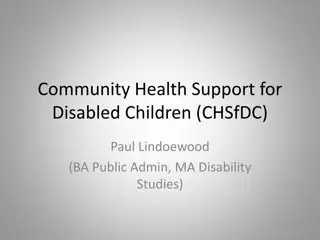 Supporting Disabled Children in Community Health Programs