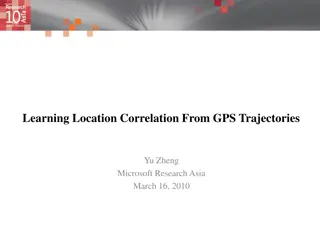 Correlation Between Locations from GPS Trajectories