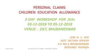 Children Education Allowance Workshop Guidelines