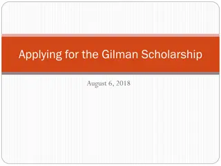 Gilman Scholarship Application Guide and Tips
