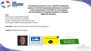 Point-of-Care COVID-19 Molecular Testing in Rotunda Maternity Hospital
