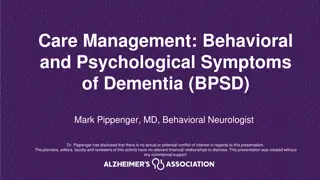 Managing Behavioral Symptoms in Dementia