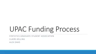 UPAC Funding Process for Graduate Students