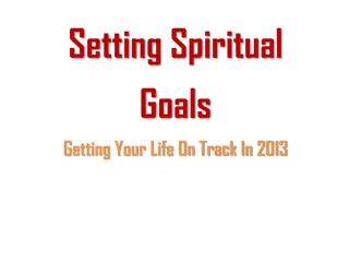 Spiritual Goals for a Purposeful Life in 2013