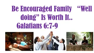 Encouragement in Galatians: Keep Going Despite Challenges