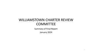 Williamstown Charter Review Committee Final Report Summary 2024