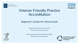 Veteran-Friendly Practice Accreditation Guide