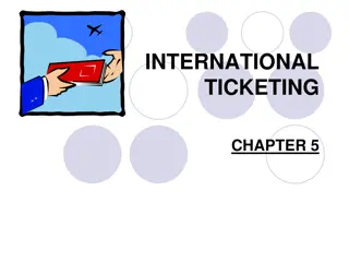 International Ticketing - IATA Ticketing Procedures
