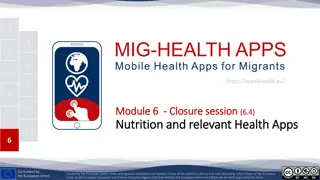 Nutrition Apps for Health and Wellness
