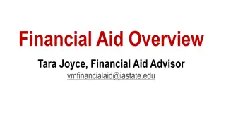 Financial Aid at ISU - Overview and Services