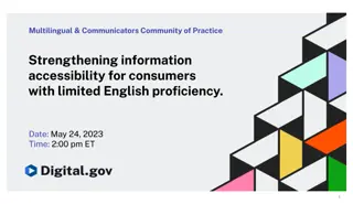 Strengthening Information Accessibility for Consumers with Limited English Proficiency