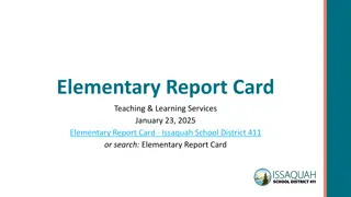 Changes to Elementary Report Card for Academic Progress 2024-25