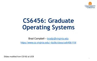 Graduate Operating Systems by Brad Campbell