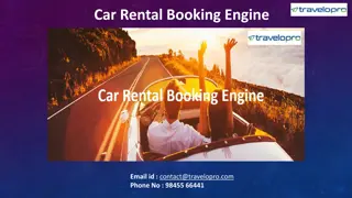 Car Rental Booking Engine Development Services by Travelopro