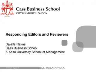 Effective Strategies for Responding to Reviewer Feedback and Revisions