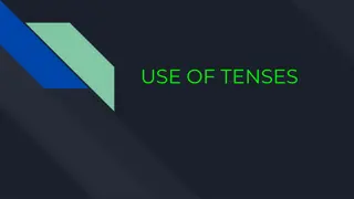 English Tenses: Categories, Forms, and Usage