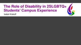 Exploring Disability Challenges in 2SLGBTQ+ Campus Experience