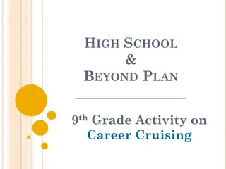9th Grade Career Cruising Activities for High School & Beyond Plan