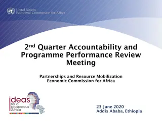 Economic Commission for Africa Q2 2020 Accountability and Programme Performance Review