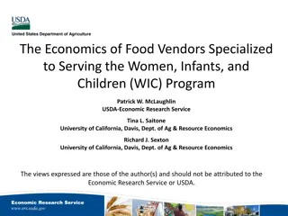 Economics of Food Vendors Serving WIC Program: Insights and Challenges