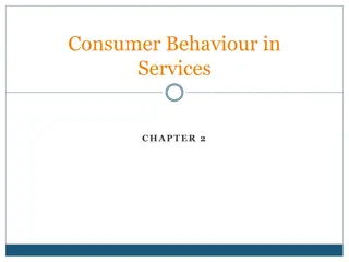 Consumer Behavior in Services