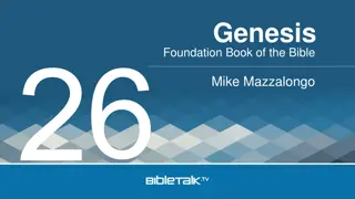 Exploring the Generations and Nations in Genesis