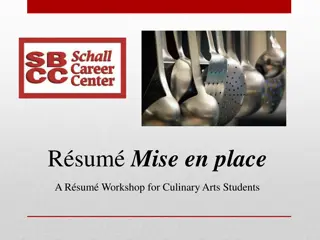 Crafting a Winning Culinary Arts Rsum Workshop - Tips & Guidelines