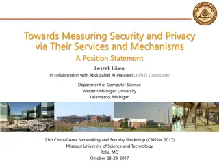 Relationship Between Security and Privacy Metrics