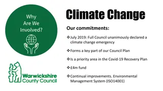 Warwickshire Council Climate Change Initiatives