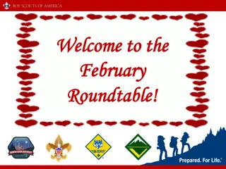 February Roundtable: Scout Events & Training Agenda for the Month