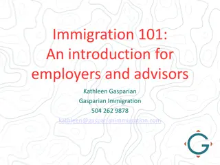 Immigration: A Guide for Employers and Advisors