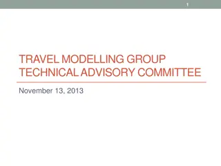 Update on Travel Modelling Group Technical Advisory Committee