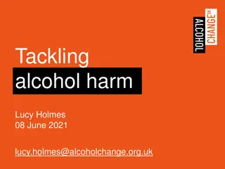 Strategies to Address Alcohol Harm and Improve Support