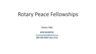 Rotary Peace Fellowships: Educational Funding & Opportunities Overview