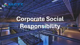 Corporate Social Responsibility at MCTS s.r.o.